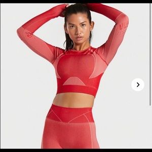 Gymshark turbo seamless crop top